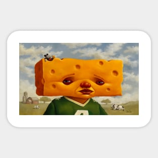 Cheese Head Sticker